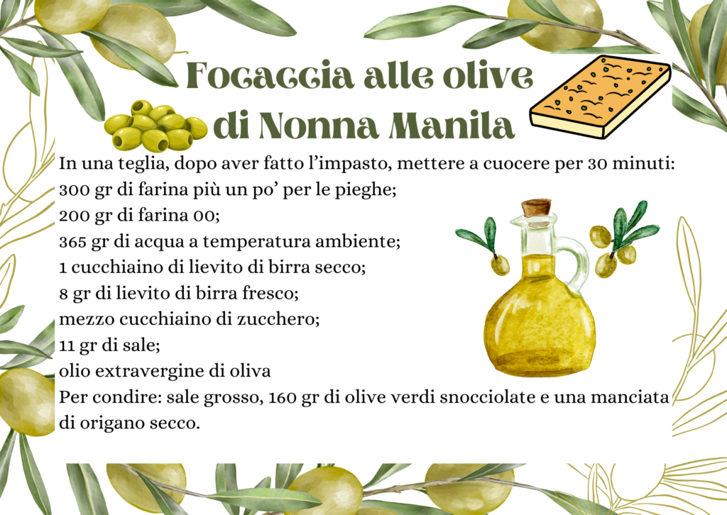 Focaccia alle olive